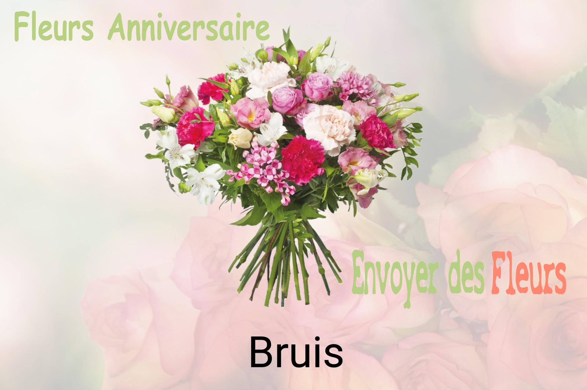 Bouquet de fleurs d’anniversaire livré à Bruis