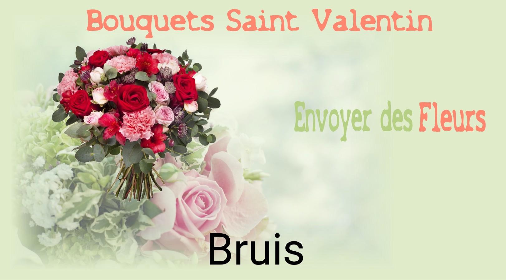 Roses de Saint-Valentin livrées à Bruis